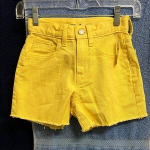 Old Navy Sunny Yellow Denim Shorts